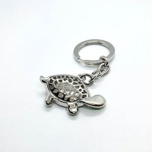 Jeweled Tortoise Multi-Color Key Chain Keyring