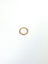 Load image into Gallery viewer, 14K Solid Gold Handmade Sideways Cross Ring Band
