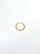 Load image into Gallery viewer, 14K Solid Gold Handmade Tiny Star Beaded Ring Band
