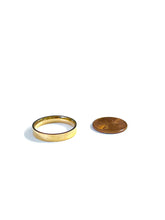 Load image into Gallery viewer, 14K Solid Yellow Gold Plain Flat Wedding Engagement Ring Band
