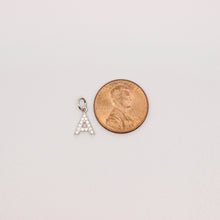 Load image into Gallery viewer, 925 Sterling Silver with CZ 26-Alphabet Initial Pendant
