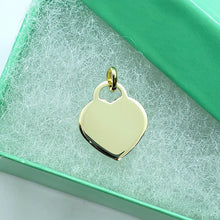 Load image into Gallery viewer, 14K High Polished Simple Heart Pendant
