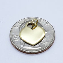 Load image into Gallery viewer, 14K High Polished Simple Heart Pendant
