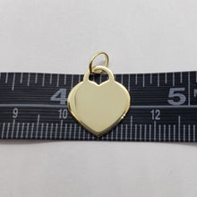 Load image into Gallery viewer, 14K High Polished Simple Heart Pendant
