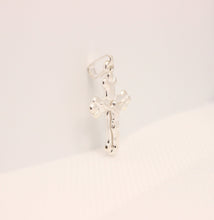 Load image into Gallery viewer, 925 Sterling Silver Dainty Budded Crucifix Cross Pendant
