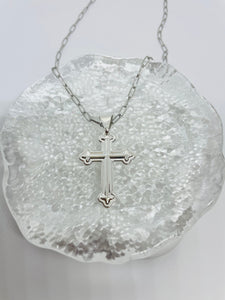 925 Sterling Silver Cross Pendant (1 inch or 1.3 inch)