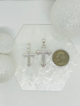 Load image into Gallery viewer, 925 Sterling Silver Cross Pendant (1 inch or 1.3 inch)
