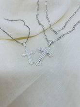 Load image into Gallery viewer, 925 Sterling Silver Cross Pendant (1 inch or 1.3 inch)
