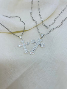 925 Sterling Silver Cross Pendant (1 inch or 1.3 inch)