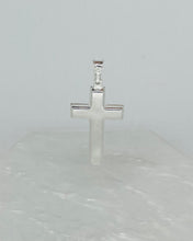 Load image into Gallery viewer, 925 Sterling Silver Simple Thick Cross Pendant 21.7mm OR 29mm
