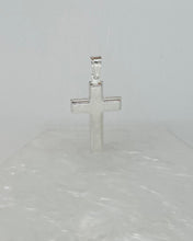 Load image into Gallery viewer, 925 Sterling Silver Simple Thick Cross Pendant 21.7mm OR 29mm
