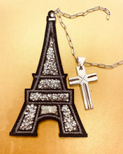 Load image into Gallery viewer, 925 Sterling Silver X-Shaped In The Middle Of The Cross 1.2 Inch Pendant
