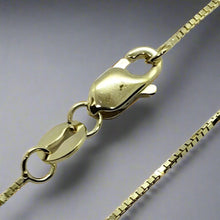 Load image into Gallery viewer, 10K Solid Yellow Gold Box Chain Necklace
