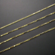 Load image into Gallery viewer, 10K Solid Yellow Gold Box Chain Necklace
