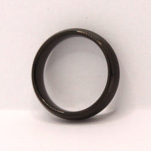 Load image into Gallery viewer, Tungsten Carbide Short Smooth Black Domed Brushed Finish Wedding Band Ring 6mm
