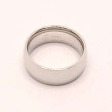 Load image into Gallery viewer, Stainless Steel Smooth Plain Domed High Polish Wedding Band Thumb Ring 8mm
