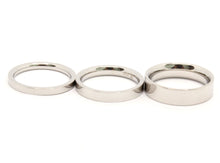 Load image into Gallery viewer, Stainless Steel Plain High Polish Matte Finish Wedding Thumb/Toe Ring Band 2-5mm
