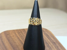 Load image into Gallery viewer, 10K Yellow Gold Nugget Ring
