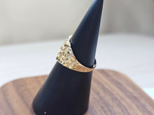 Load image into Gallery viewer, 10K Yellow Gold Nugget Ring
