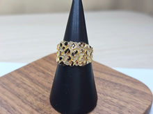 Load image into Gallery viewer, 10K Yellow Gold Nugget Ring
