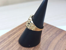 Load image into Gallery viewer, 10K Yellow Gold Nugget Ring
