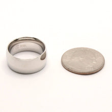 Load image into Gallery viewer, Stainless Steel Plain Domed High Polish Wedding 2-10mm Thumb/Toe Ring Band
