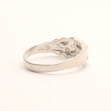 Load image into Gallery viewer, 925 Sterling Silver Diamond Cut Finish Nugget Ring
