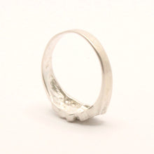 Load image into Gallery viewer, 925 Sterling Silver Diamond Cut Finish Nugget Ring
