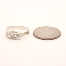 Load image into Gallery viewer, 925 Sterling Silver Diamond Cut Finish Nugget Ring
