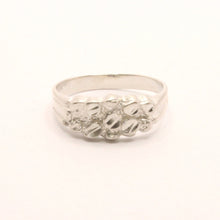 Load image into Gallery viewer, 925 Sterling Silver Diamond Cut Finish Nugget Ring
