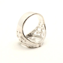 Load image into Gallery viewer, 925 Sterling Silver Detailed Dollar Sign Diamond Cut Finish 3/4 Inch Wide, Sizes 8-13 Ring
