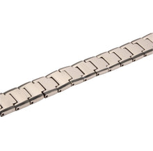 Load image into Gallery viewer, Tungsten Carbide Black Edge Bar Links Magnetic Therapy Bracelet 1/2 Inch Wide
