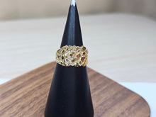 Load image into Gallery viewer, 10K Yellow Gold Nugget Ring
