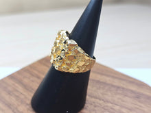 Load image into Gallery viewer, 10K Yellow Gold Nugget Ring
