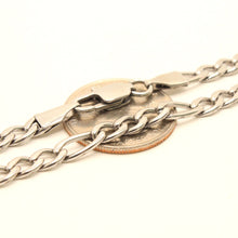 Load image into Gallery viewer, Stainless Steel Figaro Link 5.5mm Wide, Sizes 20-30 Inches Chain Necklace
