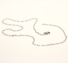 Load image into Gallery viewer, Stainless Steel Miniature Coffee Bean 2.5mm, Sizes 16-24 Inches Chain Necklace
