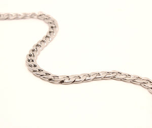 Stainless Steel Curb Cuban Link 6mm Wide, Sizes 20-30 Inches Chain Necklace