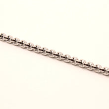 Load image into Gallery viewer, Stainless Steel 3.6mm, Sizes 18-24 Inches Cylindrical Round Box Chain Necklace
