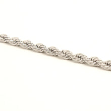 Load image into Gallery viewer, Stainless Steel Textured Rope 3/16 Inch Wide, Sizes 16-30 Inches Chain Necklace
