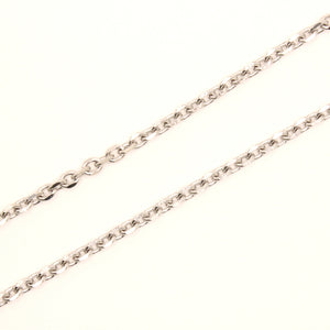 Stainless Steel Miniature Cable Link 3mm Wide, Sizes 16-24 Inches Chain Necklace