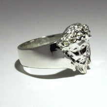 Load image into Gallery viewer, 925 Sterling Silver Jesus Christ Crown of Thorns Diamond Cut Finish Ring
