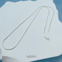 Load image into Gallery viewer, 925 Sterling Silver Snake 1.5mm Chain Necklaces &amp; Bracelets
