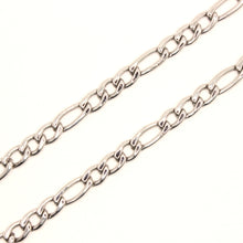 Load image into Gallery viewer, Stainless Steel Figaro Link 5.5mm Wide, Sizes 20-30 Inches Chain Necklace
