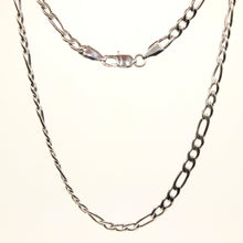 Load image into Gallery viewer, Stainless Steel Figaro Link 5.5mm Wide, Sizes 20-30 Inches Chain Necklace
