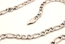 Load image into Gallery viewer, Stainless Steel Figaro Link 5.5mm Wide, Sizes 20-30 Inches Chain Necklace
