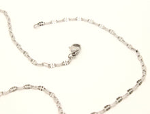 Load image into Gallery viewer, Stainless Steel Miniature Coffee Bean 2.5mm, Sizes 16-24 Inches Chain Necklace
