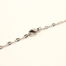 Load image into Gallery viewer, Stainless Steel Miniature Coffee Bean 2.5mm, Sizes 16-24 Inches Chain Necklace
