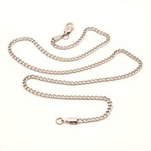 Load image into Gallery viewer, Stainless Steel Curb Link 1/8 Inch Wide, Sizes 16-24 Inches Chain Necklace
