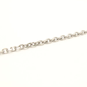 Stainless Steel Miniature Cable Link 3mm Wide, Sizes 16-24 Inches Chain Necklace