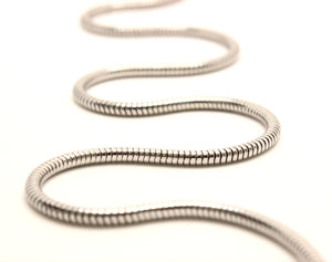 Stainless Steel Snake 1/16 Inch Wide, Sizes 18-30 Inches Chain Necklace